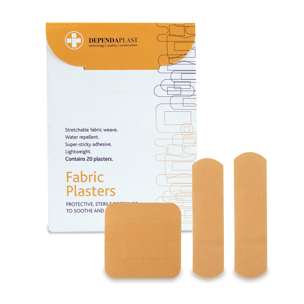 Dependaplast Advanced Fabric Plasters Assorted Wallet of 20