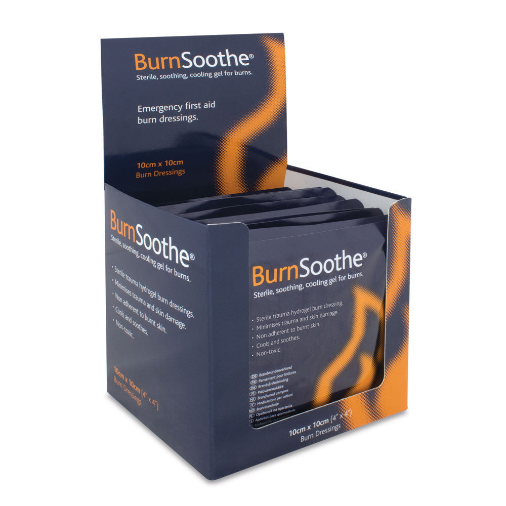 BurnSoothe Burn Dressings  10cm x 10cm Box of 10