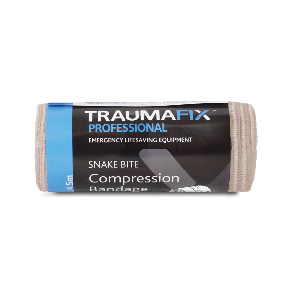 TraumaFix Snake Bite Compression Bandage with Tension Indicator & Closure 10cm x 4.5m