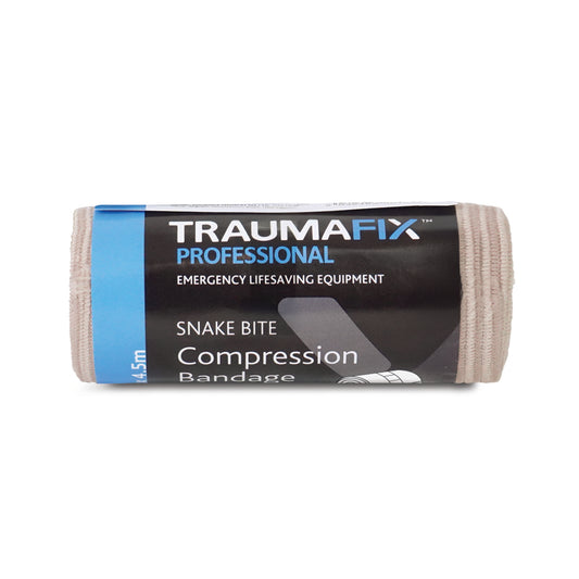 TraumaFix Snake Bite Compression Bandage with Tension Indicator & Closure 10cm x 4.5m