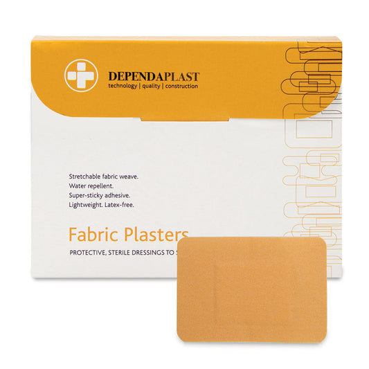 Dependaplast Advanced Fabric Plasters   7.5cm x 5cm Box of 50