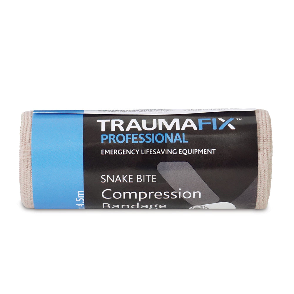 Compression (Snake Bite) Bandage with TraumaFix Closure 10cm x 4.5m