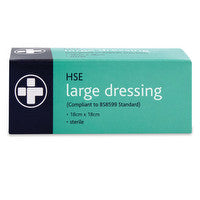 Large HSE Dressing 18cm x 18cm Boxed