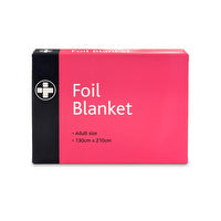 Foil Blanket Adult Size Boxed - 130cm x 210cm