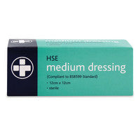 Medium HSE Dressing 12cm x 12cm Boxed