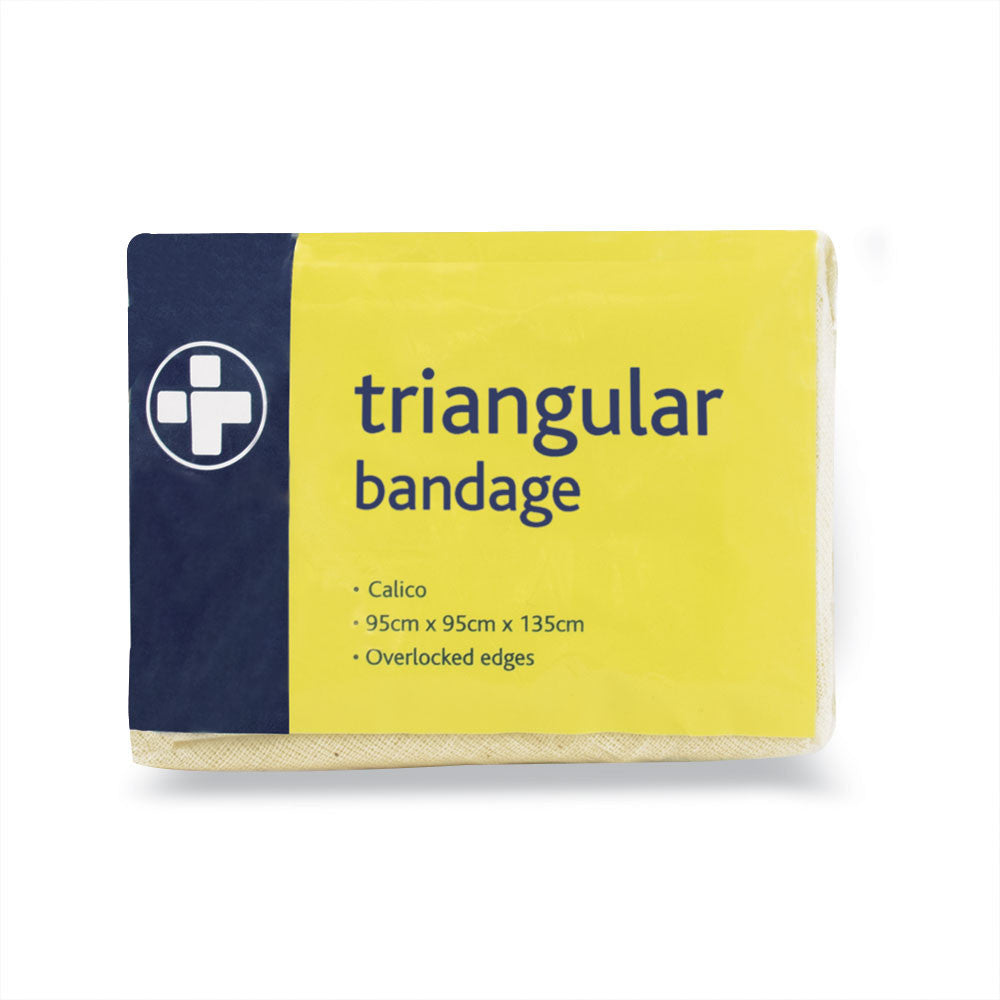 Triangular Bandage Calico Hemmed 95cm x 135cm