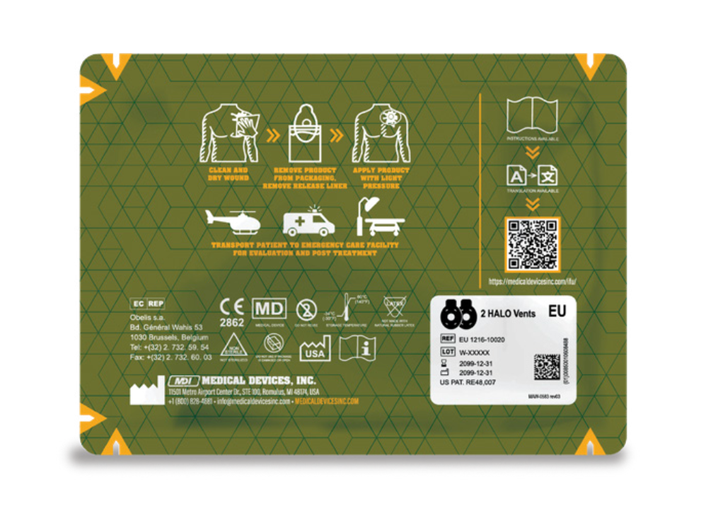 HALO Vent Chest Seal Twin Pack