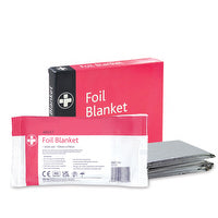 Foil Blanket Adult Size Boxed - 130cm x 210cm