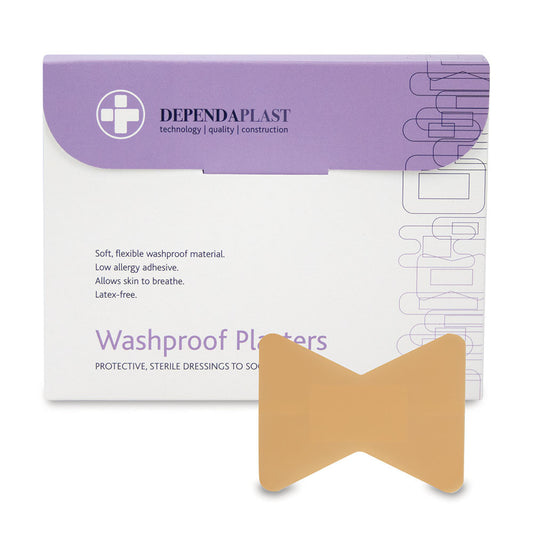 Dependaplast Washproof Plasters Fingertip Box of 50