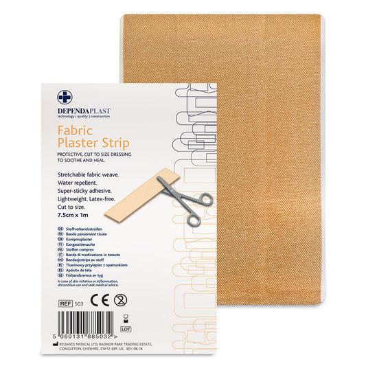 Dependaplast Fabric Dressing Strip 7.5cm X 1m