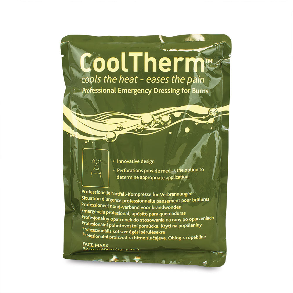 CoolTherm Military Burn Dressings Face mask 30 x 40cm, Box of 5